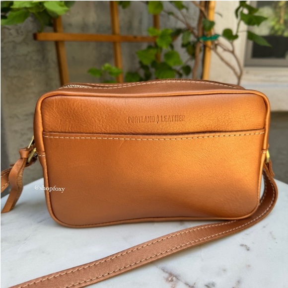 Portland Leather Handbags - Portland Leather Havana Toaster Crossbody